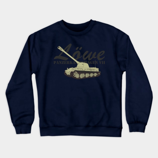 Panzer VII Löwe Crewneck Sweatshirt by FAawRay